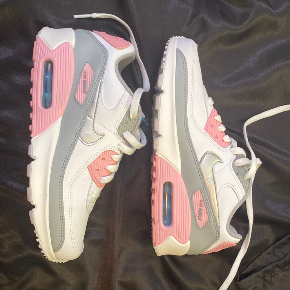 Nike air max 90's main white +pink/blue